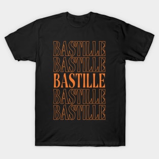 Retro Gifts Name Bastille  Personalized Styles T-Shirt